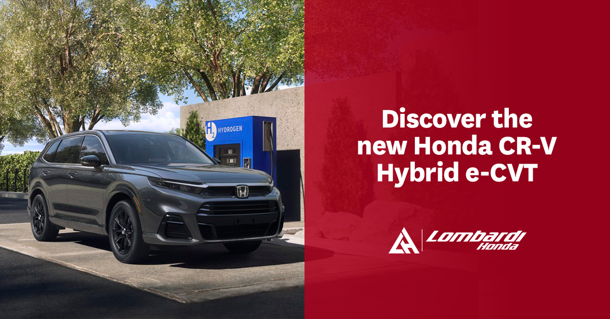 Discover the new CR-V Hybrid e-CVT at Lombardi Honda in Montreal