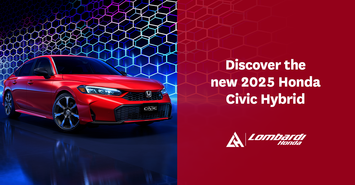 Discover the new 2025 Honda Civic hybrid at Lombardi Honda