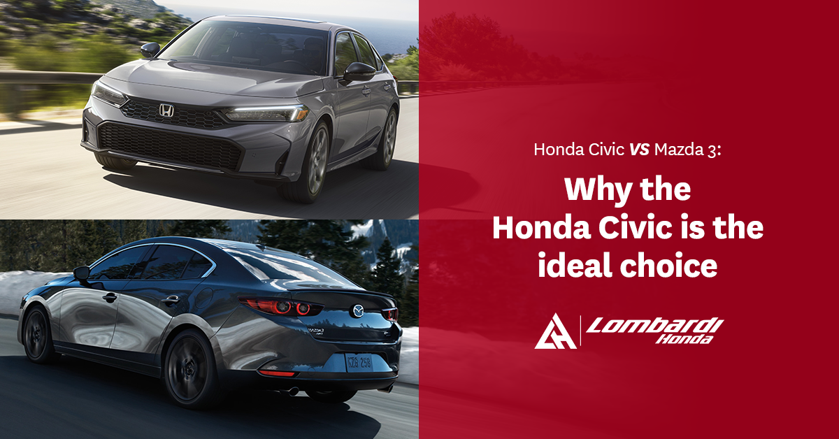 Honda Civic vs Mazda 3: Why the Honda Civic is the ideal choice