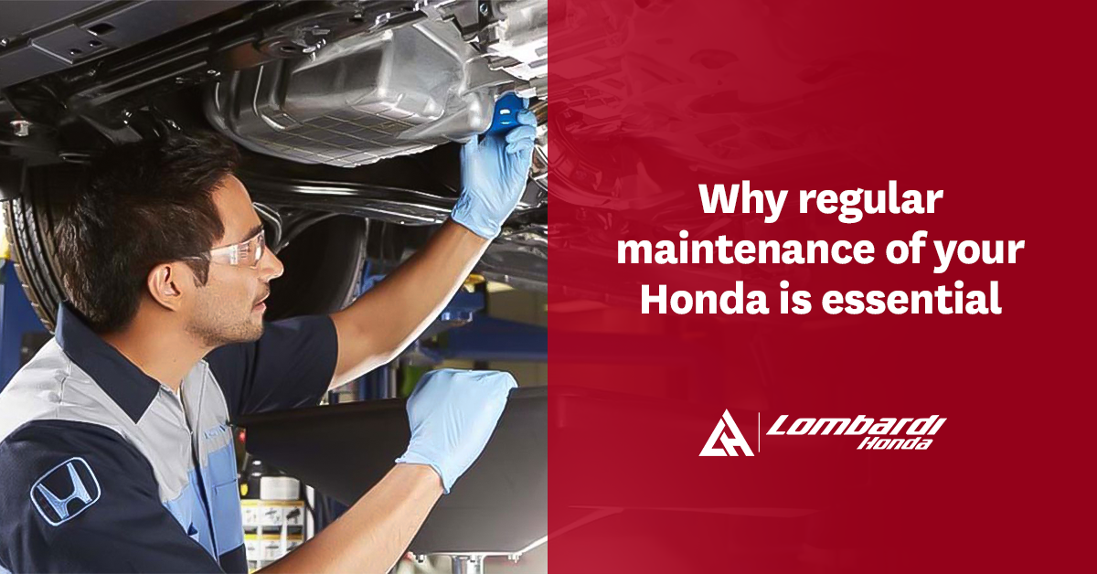 Why regular maintenance of your Honda is essential