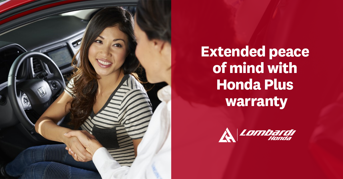 Lombardi Honda Montreal: Extended peace of mind with Honda Plus warranty