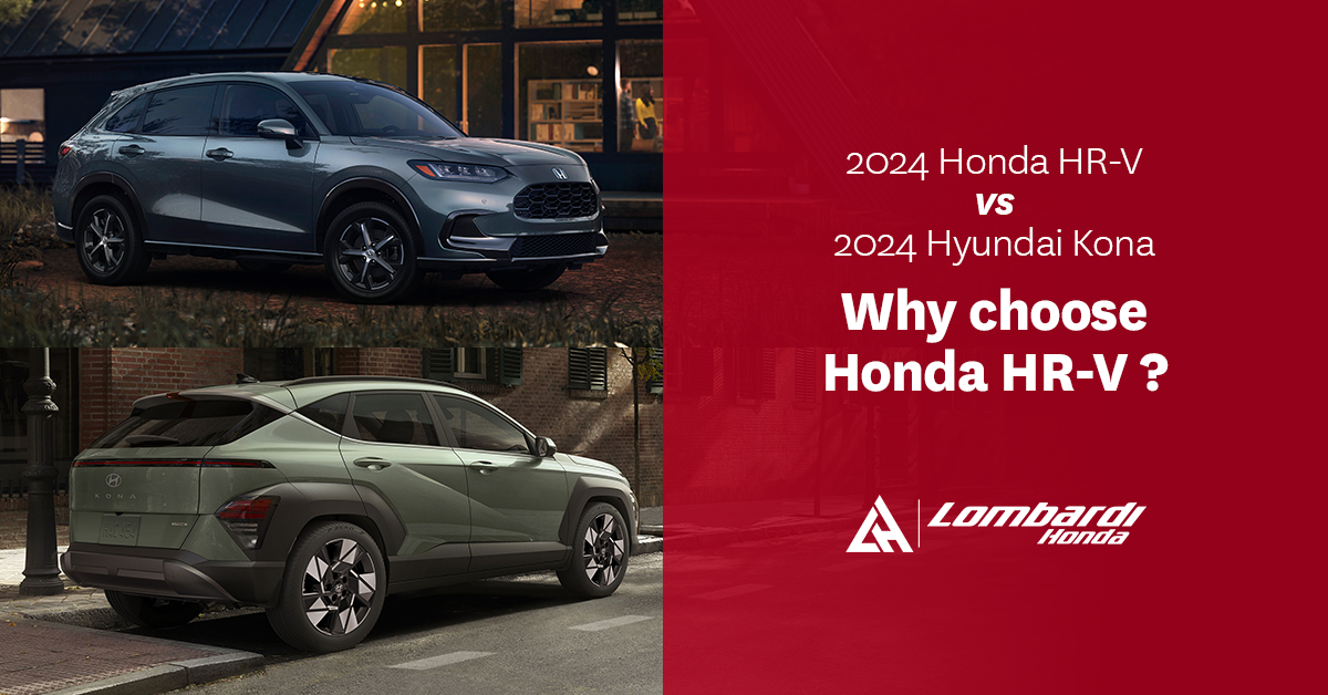 Comparison Honda HR-V 2024 vs Hyundai Kona 2024: Why choose Honda HR-V?