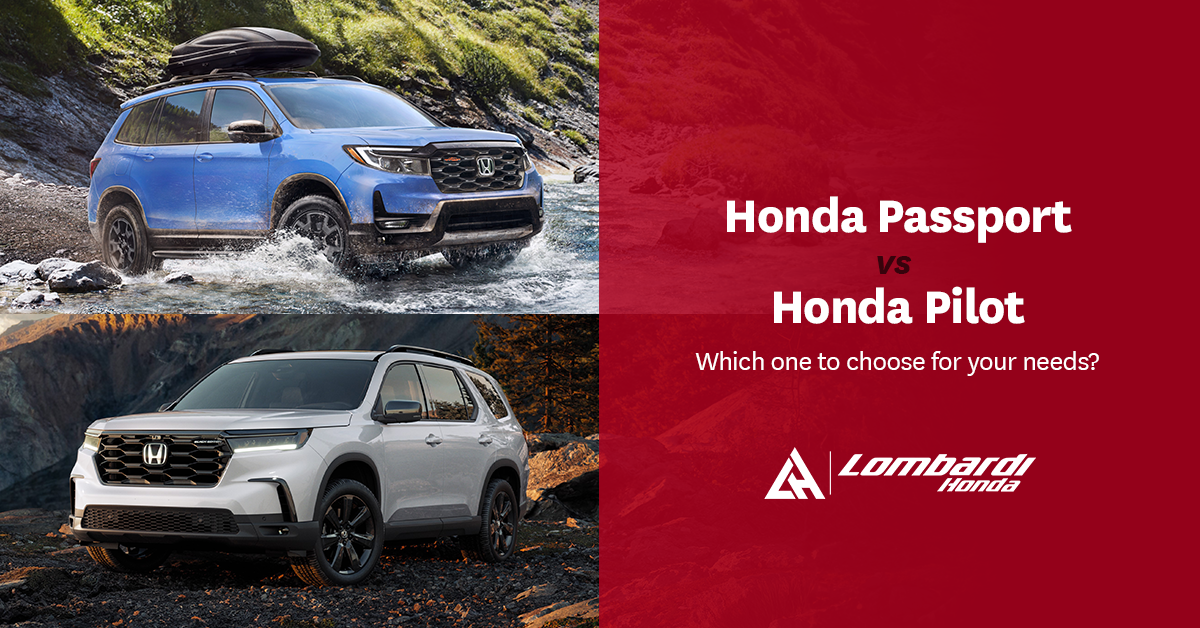 Honda Passport vs. Pilot: Which one to choose for your needs?