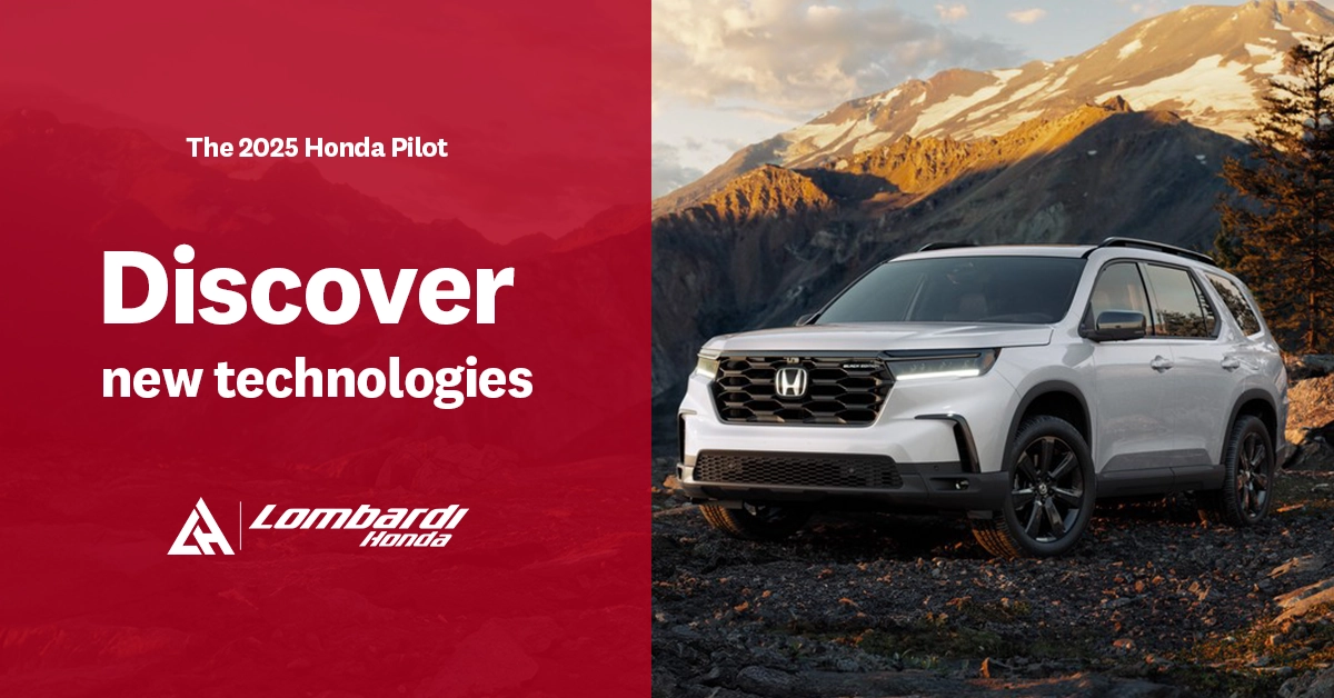 Discover the new technologies of the 2025 Honda Pilot at Lombardi Honda