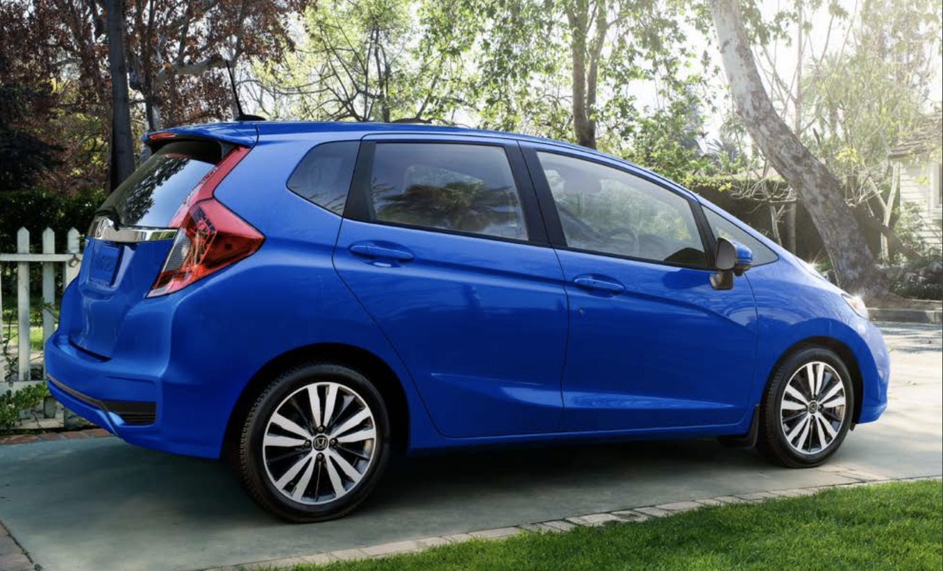 Honda Fit bleue